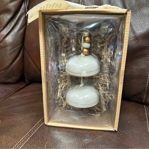 Demdaco Ceramic Stoneware Decorative Handcrafted Hanging Inspired Bell Two Of Us